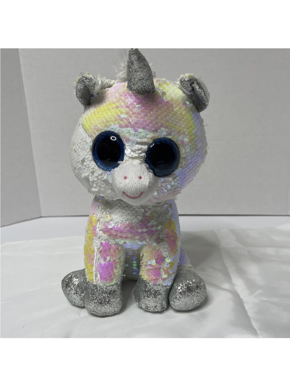 TY Beanie Boo Diamond Unicorn Plush Toy Large Cute Rare